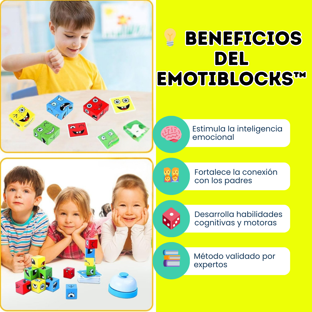 EMOTIBLOCKS™ Caritas que enseñan a sentir