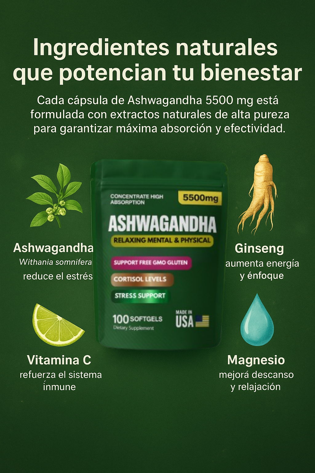 ASHWAGANDHA 5500mg