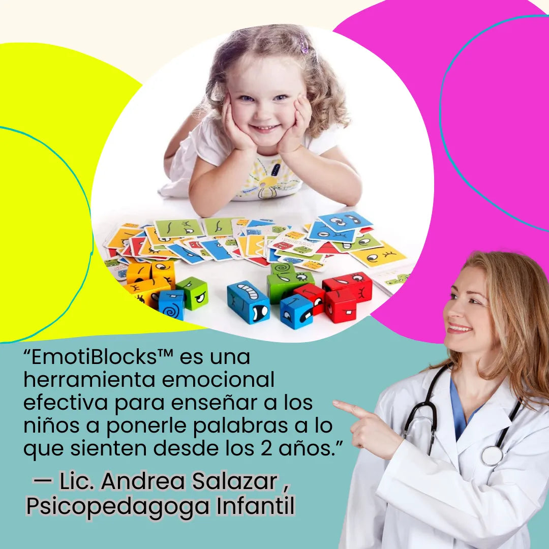 EMOTIBLOCKS™ Caritas que enseñan a sentir