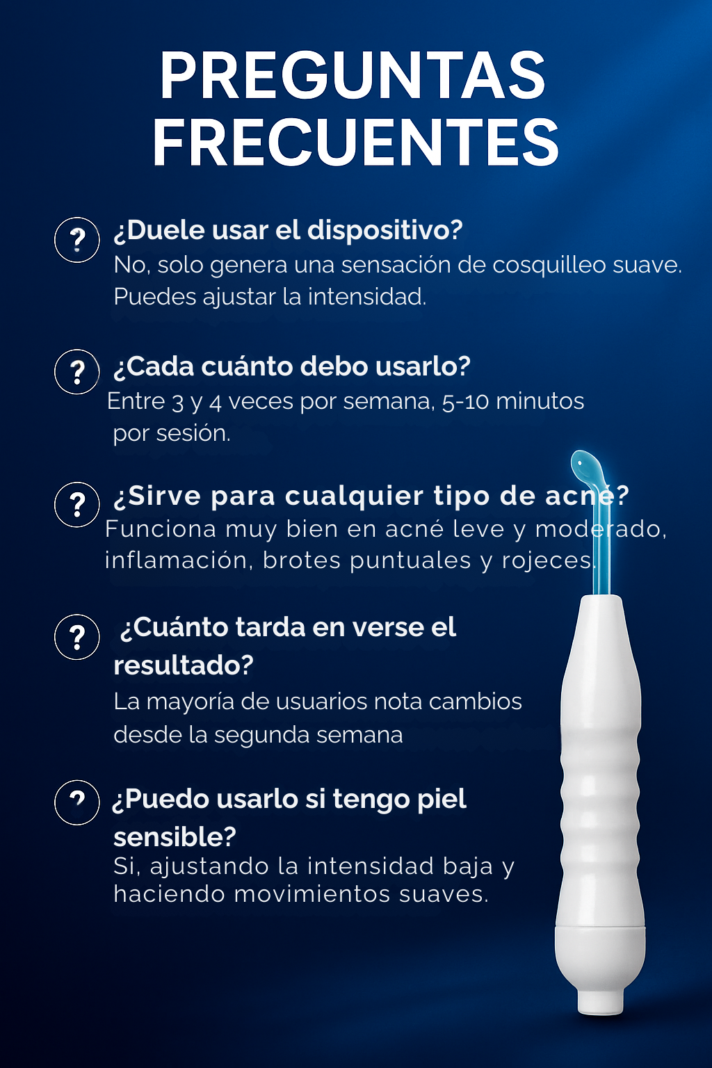 MASAJEADOR ALTA FRECUENCIA FACIAL CORPORAL