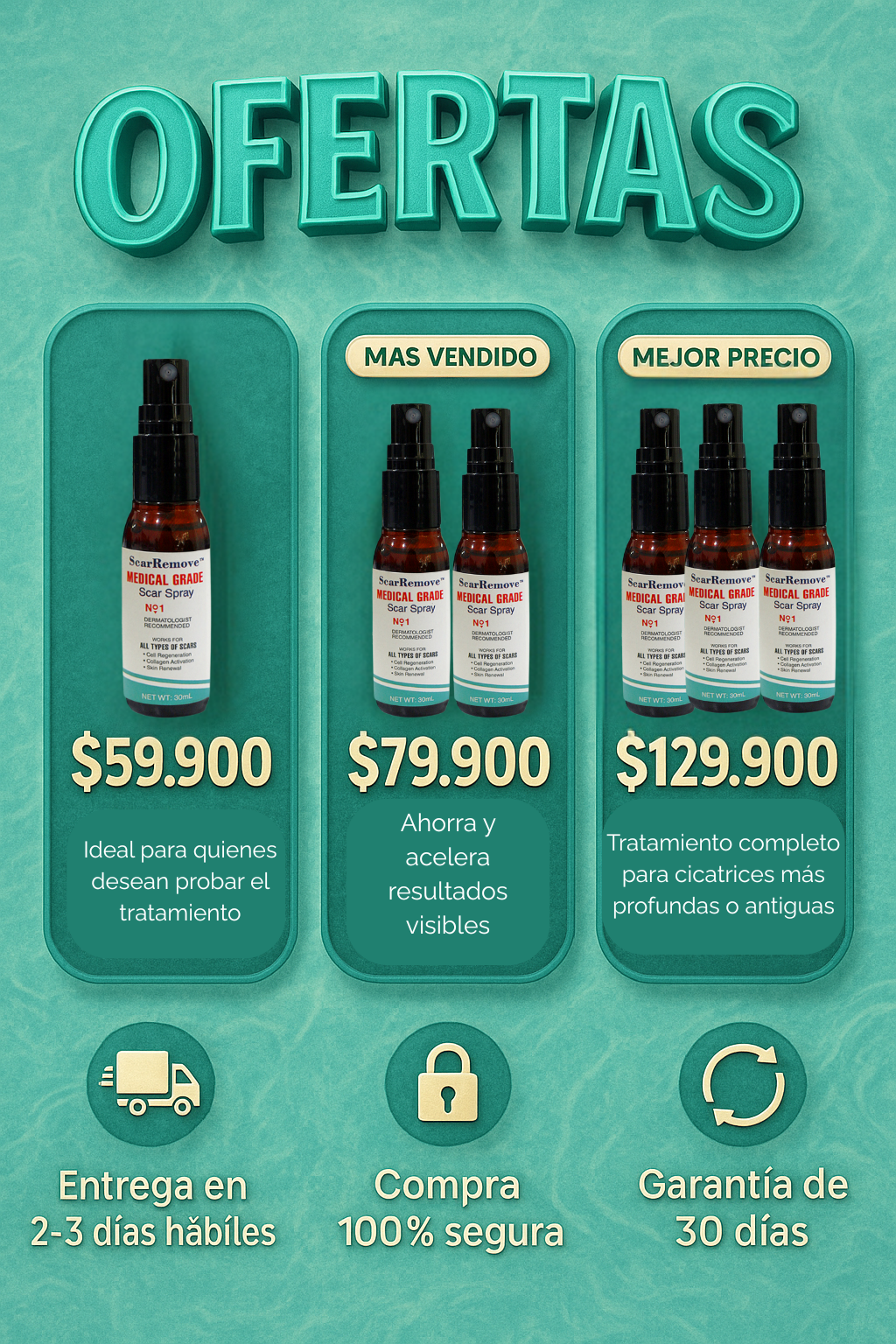 SPRAY PARA CICATRICES 30ML