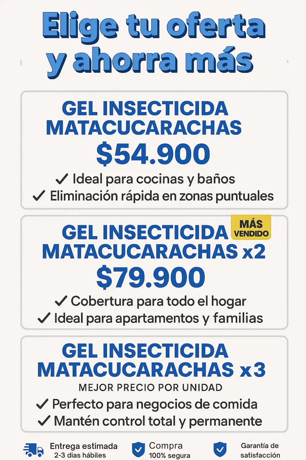 GEL INSECTICIDA MATA CUCARACHAS