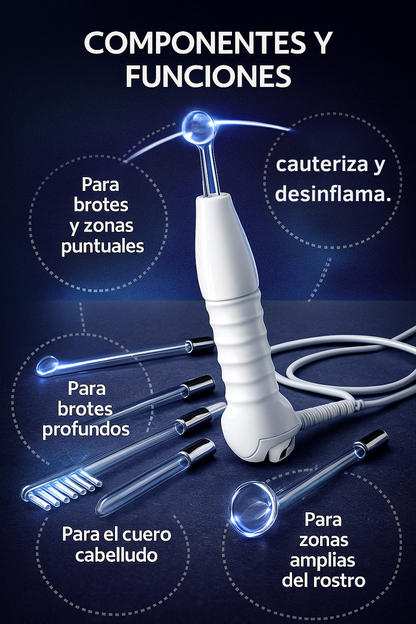 MASAJEADOR ALTA FRECUENCIA FACIAL CORPORAL