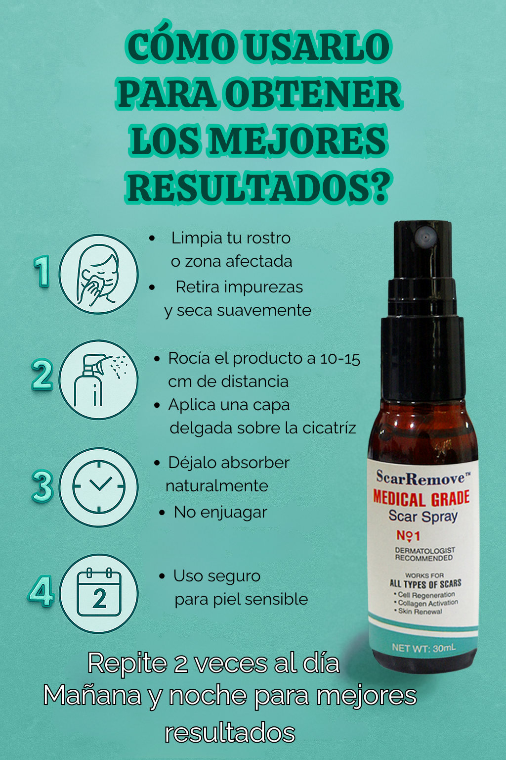 SPRAY PARA CICATRICES 30ML