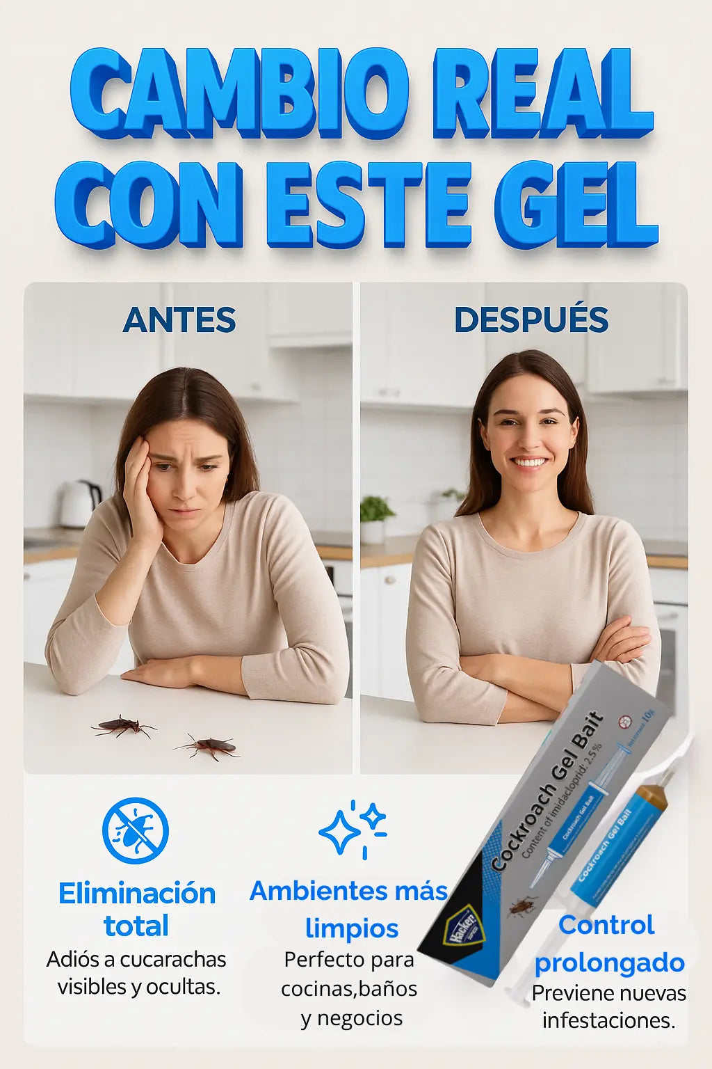 GEL INSECTICIDA MATA CUCARACHAS