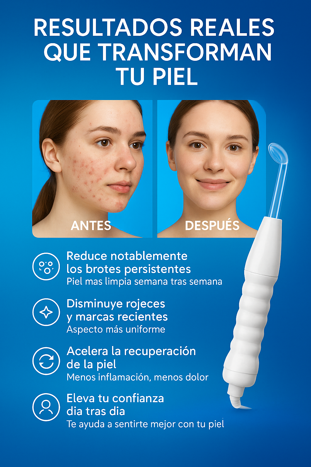 MASAJEADOR ALTA FRECUENCIA FACIAL CORPORAL